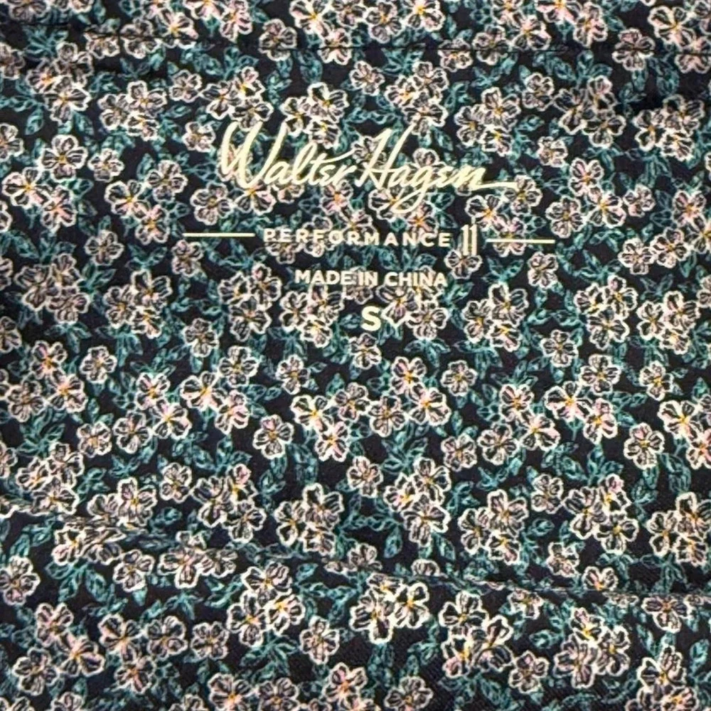 Walter Hagen Performance Sculpt Pull On Skort Navy Floral Golf Tennis Womens S